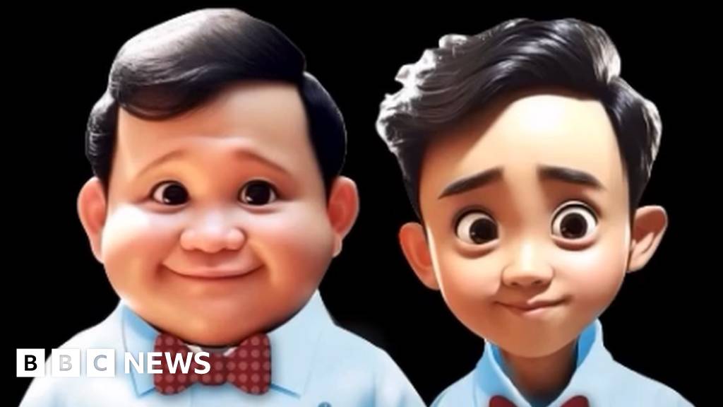Cuteness overload aneb stylizované karikatury kandidátů na prezidenta a viceprezidenta ve stylu gemoy, který navozuje pocit roztomilosti